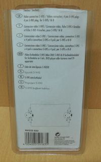 Schwaiger FLV 525 S-VHS Verbindung Kabel 5m 4-pol Mini DIN Stecker Stecker*so672