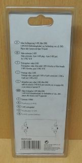 Schwaiger FLV572 S-VHS Verlängerung Kabel 2m 4-pol Mini DIN Stecker Buchse*so674