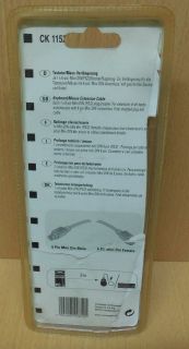 Schwaiger Tastatur Maus PS/2 Verlängerung Stecker-Buchse 2m voll geschirmt*so677