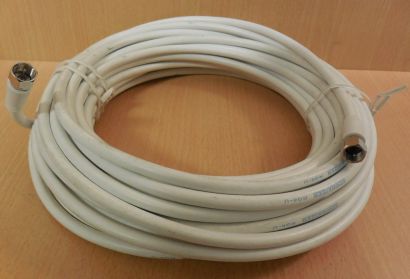Schwaiger SAT Kabel Antennenkabel weiß 15m F-Stecker F-Stecker* so692