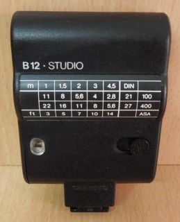 Osram B12 Studio Aufsteckblitz Blitzgerät Universal Elektronenblitzgerät* so703