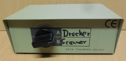 Data Transfer Switch Parallel 2 fach mechanisch manueller Schalter* so726
