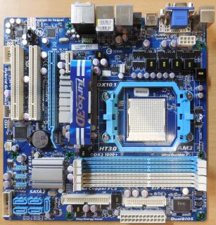 Gigabyte GA-880GM-UD2H Rev1.3 Mainboard+Blende AMD 880 Sockel AM3 PCIe DDR3*m781