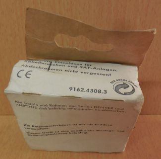 Kopp Ambiente platin Antenne Steckdose 3 fach Dose TV RF SAT 9162.4308.3* so743