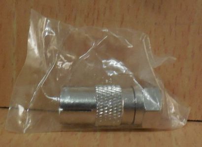 SAT Adapter F Stecker Koax Buchse aus Metall* so763