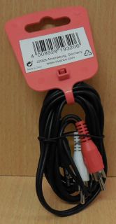 Vivanco 1,5m Cinch Klinke Kabel 2x Cinch Stecker Klinkenstecker 3,5mm* so774