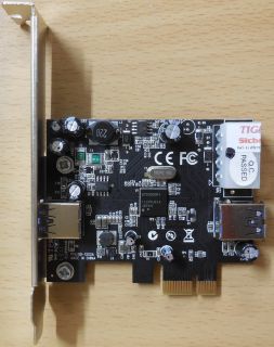 Fujitsu USB 3.0 Karte 1+1 Port PCI-E x1 Sunrich U-550 S26361-D2971-A10 GS1* sk45