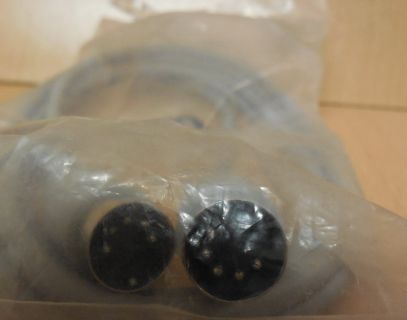 5 pin DIN Kabel grau 2m Diodenstecker 5 polig 180° DIN Stecker* so785