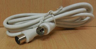 SAT Anschlusskabel TV Radio Antenne Kabel 1,5m Koax Stecker Koax Buchse* so792