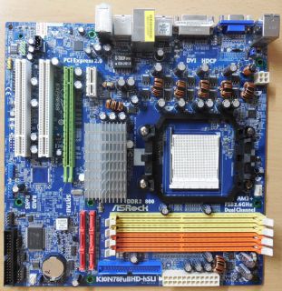 ASRock K10N78FullHD-hSLI Rev 3.12 Mainboard+Blende Sockel AM2+ VGA DVI PCIe*m795