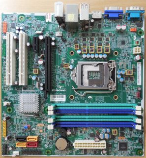 Lenovo M81 03T8005 IS6XM Ver 1.0 Mainboard +Blende Sockel 1155 PCIe DDR3* m802