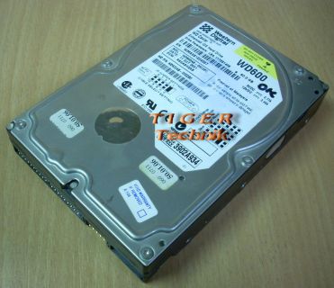 Western Digital Caviar WD600BB -75CAA0 Festplatte HDD IDE 60GB 3,5 f230