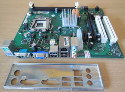 Fujitsu Esprimo P2550 D2950-A11 GS2 Mainboard +Blende Intel Sockel 775 DDR2*m808