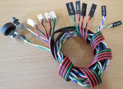 Chieftec- Antec Power Reset Schalter mit Power HDD LED und 2 weitere LED* pz423 Chieftec- Antec Power Reset Schalter mit Power HDD LED und 2 weitere LED* pz423