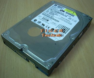 Western Digital WD600 Caviar 600AB-00BVA0 Festplatte HDD IDE 60GB 3,5 f234