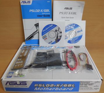 Asus P5LD2-X GBL Rev2.05G Mainboard NEU OVP Sockel 775 PCIe DDR2 Audio GLAN*m818