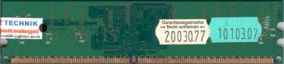 Aeneon AET660UD00-30D PC2-5300U CL5 512MB DDR2 667MHz Arbeitsspeicher RAM* r400