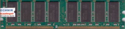 Samsung M368L6423ETN-CB3 PC-2700 CL2.5 512MB DDR 333MHz Arbeitsspeicher RAM*r401