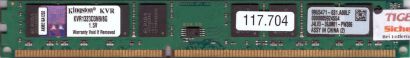 Kingston KVR1333D3N9 8G PC3-10600 8GB DDR3 1333MHz 99U5471-031 A00LF RAM* r403