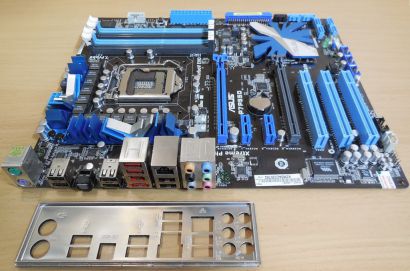 Asus P7P55D Rev1.02G Mainboard+Blende Intel P55 Sockel 1156 DDR3 PCIe GBLAN*m830
