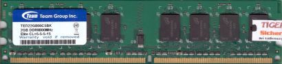 Team Group TED22G800C5BK PC2-6400 2GB DDR2 800MHz Arbeitsspeicher RAM* r412