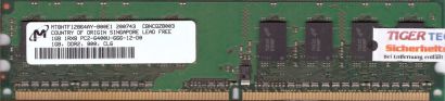 Micron MT8HTF12864AY-800E1 PC2-6400 1GB DDR2 800MHz HP 404574-888 RAM* r420