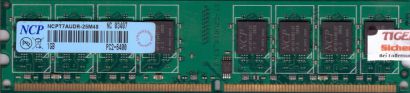 NCP NCPT7AUDR-25M48 PC2-6400 1GB DDR2 800MHz Arbeitsspeicher RAM* r432