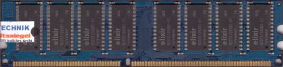 Elixir M2Y1G64DS8HB1G-5T PC3200 1GB DDR1 400MHz Arbeitsspeicher RAM* r453