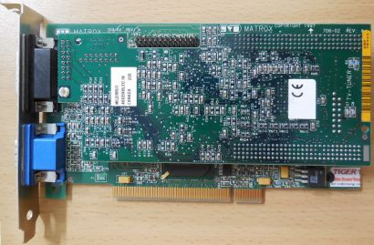 Matrox MIL2P 8I Millennium II 8MB 64-Bit PCI TVTuner MIL2 RRSTI VGA S-Video*g354