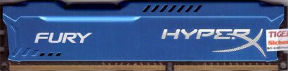 Kingston HyperX Fury blau HX316C10F 4 PC3-12800 4GB DDR3 1600MHz RAM blue* r468