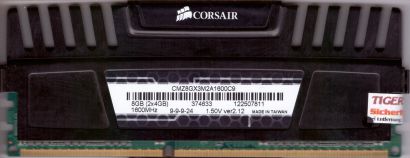 Corsair Vengeance 8GB Kit 2x4GB CMZ8GX3M2A1600C9 PC3-12800 DDR3 1600MHz RAM*r469