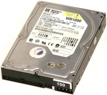 Western Digital WD1000 Caviar 1000BB-00CAA1 Festplatte HDD IDE 100GB 3,5 f256