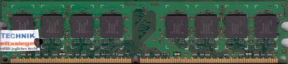 Infineon HYS64T64020HU-3.7-A PC2-4200 512MB DDR2 533MHz Arbeitsspeicher RAM*r525