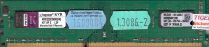 Kingston KVR1333D3N9K2 4G PC3-10600 2GB DDR3 1333MHz 99U5458-001 A00LF RAM* r564
