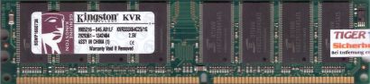 Kingston KVR333X64C25 1G PC-2700 1GB DDR1 333MHz 9905216-045 A01LF RAM* r569