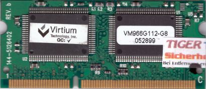 Virtium VM966G112-G8 144-5126402 Rev b VRAM SGRAM 4MB 144 pin für Apple G3* lr19