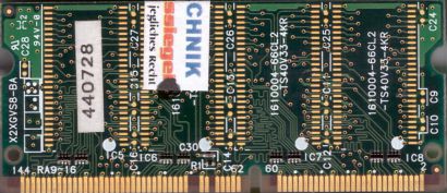 OKI Drucker Printer RAM 64MB 144-64b PC66 SODIMM SDRAM 66MHz 4231 4701 4836*dr04
