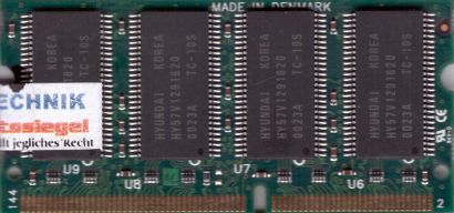 NoName PC100 128MB SDRAM 100MHz SODIMM SD RAM Hyundai HY57V1291620 Chips* lr29