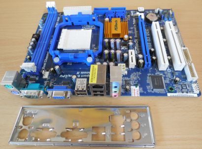 ASRock N68-S3 UCC Rev1.02 Mainboard +Zubehör Sockel AM3 PCIe VGA LAN Audio* m837
