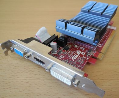 Asus EAH4350 ATI Radeon HD4350 512MB DDR2 64Bit VGA HDMI DVI PCI-E 2.0 x16* g358