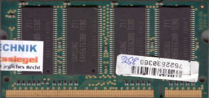 Samsung M470L3224BT0-CB0 PC-2100 256MB DDR1 266MHz SODIMM Arbeitsspeicher* lr59