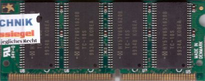 NoName PC100 64MB SDRAM 100MHz SODIMM SD RAM Hyundai HY57V651620B Chips* lr77