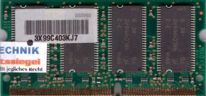 Micron MT8LSDT864HG-10EB5 PC100 64MB SDRAM 100MHz SODIMM Arbeitsspeicher* lr78