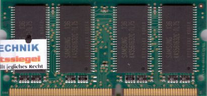 Samsung M464S3254CTS-L7A PC133 256MB SDRAM 133MHz SODIMM Arbeitsspeicher* lr79