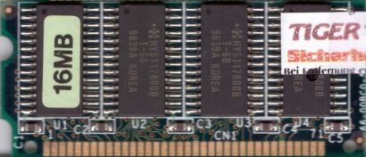 Fast Page RAM 16MB SODIMM 5V 60ns Laptop Notebook RAM Arbeitsspeicher* lr81