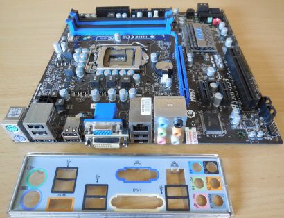 MSI H55M-E33 MS-7636 Ver 1.0 Mainboard +Blende Intel H55 Sockel 1156 DDR3* m845