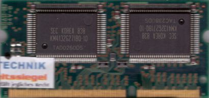 Samsung SEC KMM965G512BQN-G0 VRAM 4MB Video RAM 144 pin für Apple iMac 233* lr89