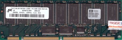Micron MT18LSDT3272G-133B1 PC133 256MB 133MHz ECC Reg SD RAM HP D8266A* r591