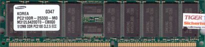 Samsung M312L6420DT0-CB0Q0 PC-2100R 512MB DDR1 266MHz Server ECC Reg RAM* r594