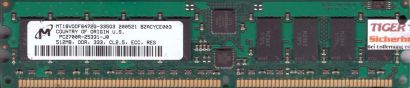 Micron MT18VDDF6472G-335G3 PC-2700R 512MB DDR1 333MHz Server ECC Reg RAM* r608
